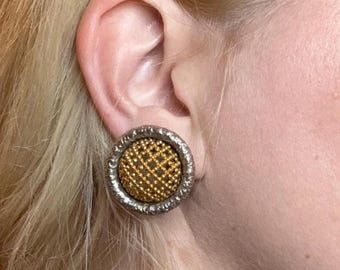 Boucles D'oreilles Vintage Pinces - Design Classique Intemporel