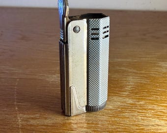 Vintage IMCO Triplex Lighter – Silver Flip Top Gas Lighter, Patent Austria, Collectible