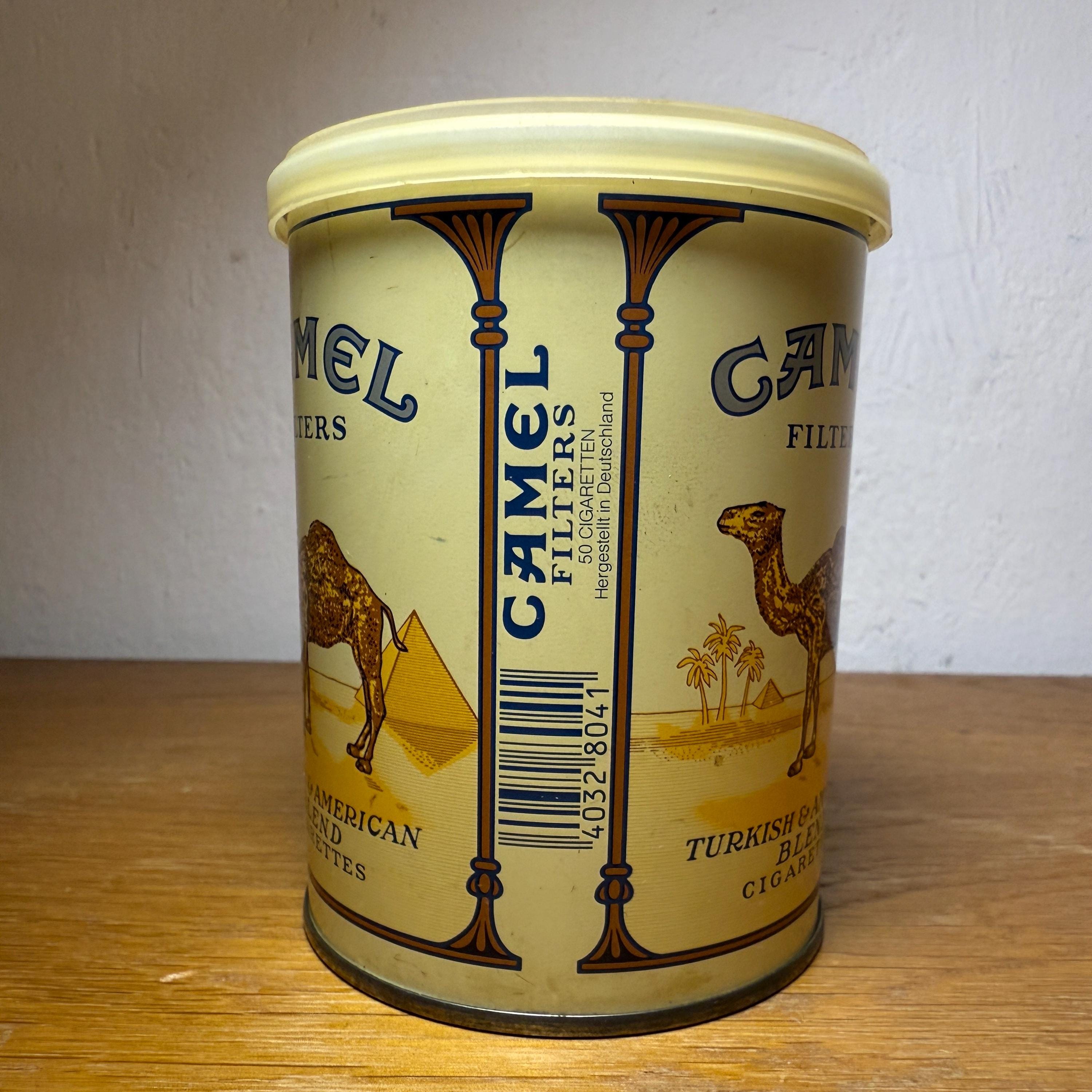 Vintage Camel Round Cigarette Box – Collectible Tabatiere – Classic Camel  Brand Tobacco Case