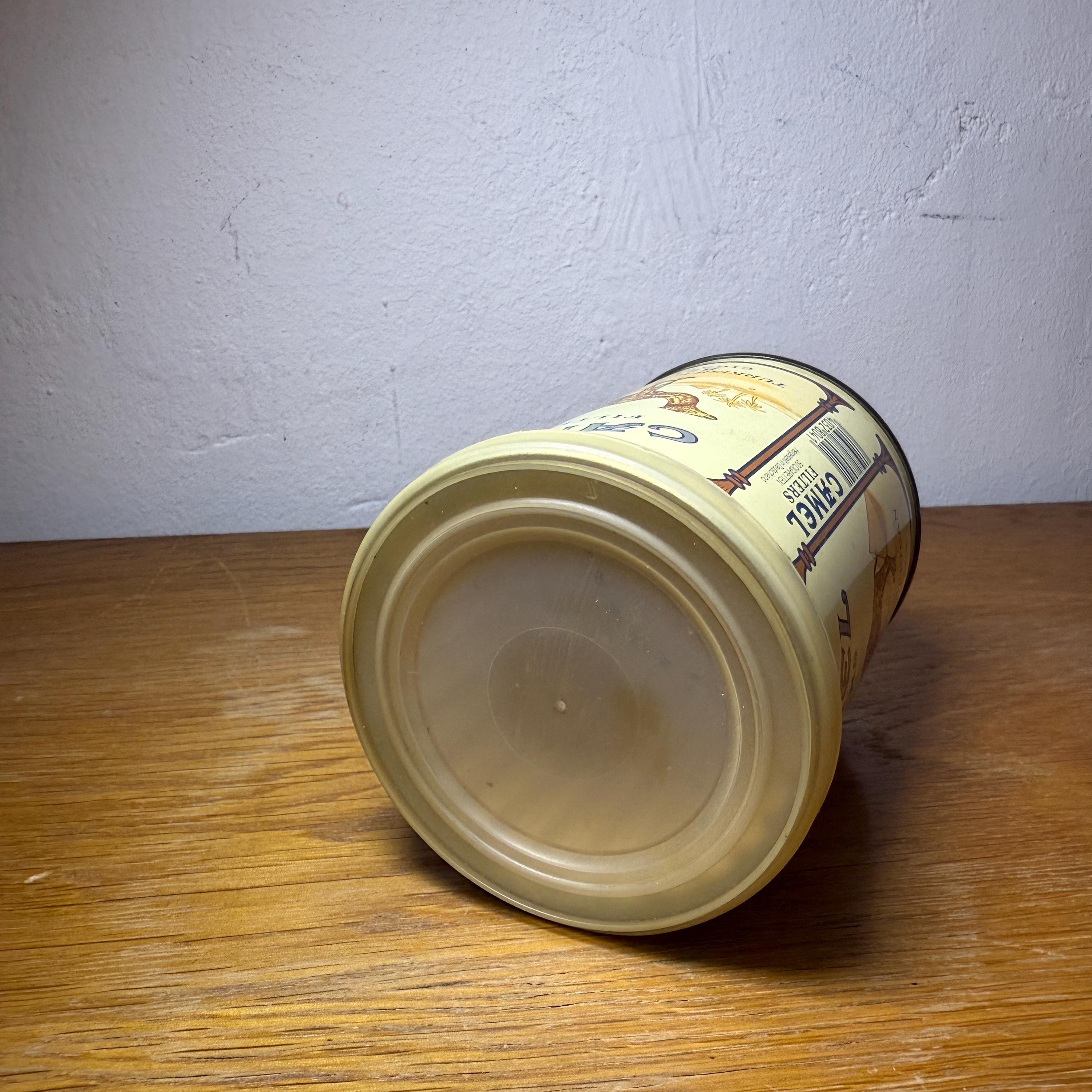 Vintage Camel Round Cigarette Box – Collectible Tabatiere