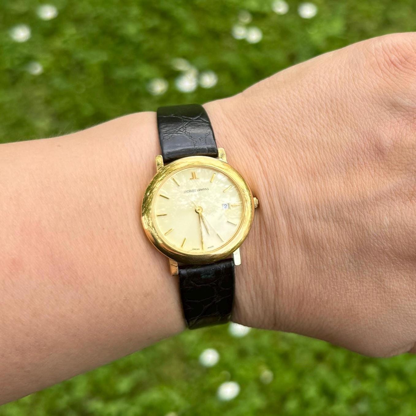 Vintage & Gorgeous! Jacques Lemans Gold Watch Jacques Lemans 530 Yellow gold Silver Austria | Jewellery  main image 2