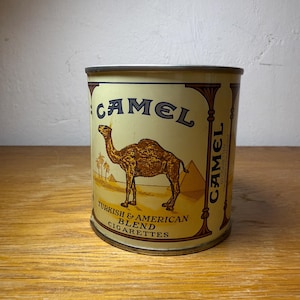 vintage camel cigarette dispenser Vintage Camel Round Cigarette Box – Collectible Tabatiere – Classic Camel  Brand Tobacco Case
