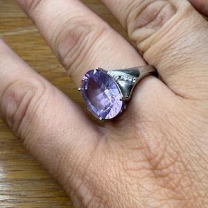 Vintage Ring in großer Größe, Verlobungsring, edler Ring, elegant, 1970er