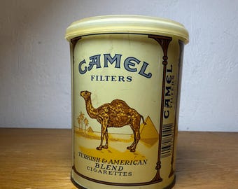 camel cigarettes tobacco Vintage Camel Round Cigarette Box – Collectible Tabatiere – Classic Camel  Brand Tobacco Case