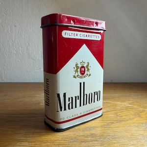 Vintage Marlboro Cigarette Case – Collectible Tabatiere Box – Classic  Marlboro Tobacco Case