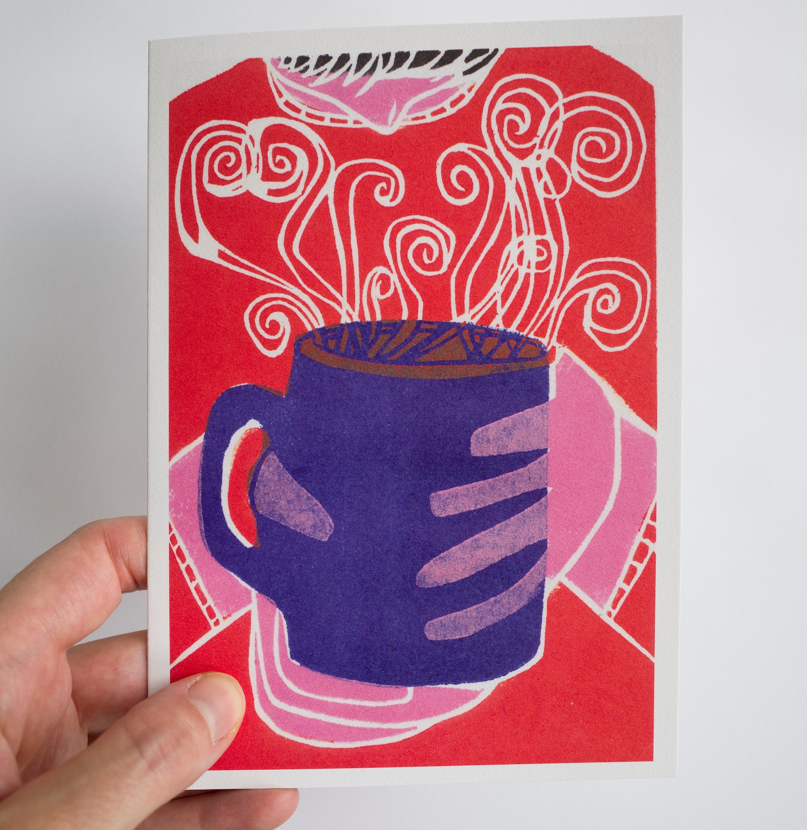 10 Card Bundle Greetings Cards Art Cards Linocut Printmaking Linoprint