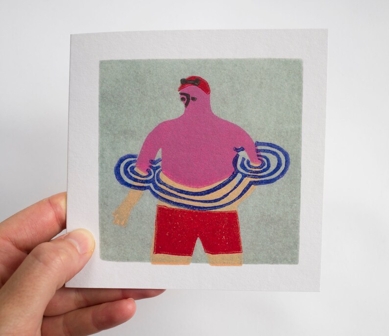 10 Card Bundle Greetings Cards Art Cards Linocut Printmaking Linoprint