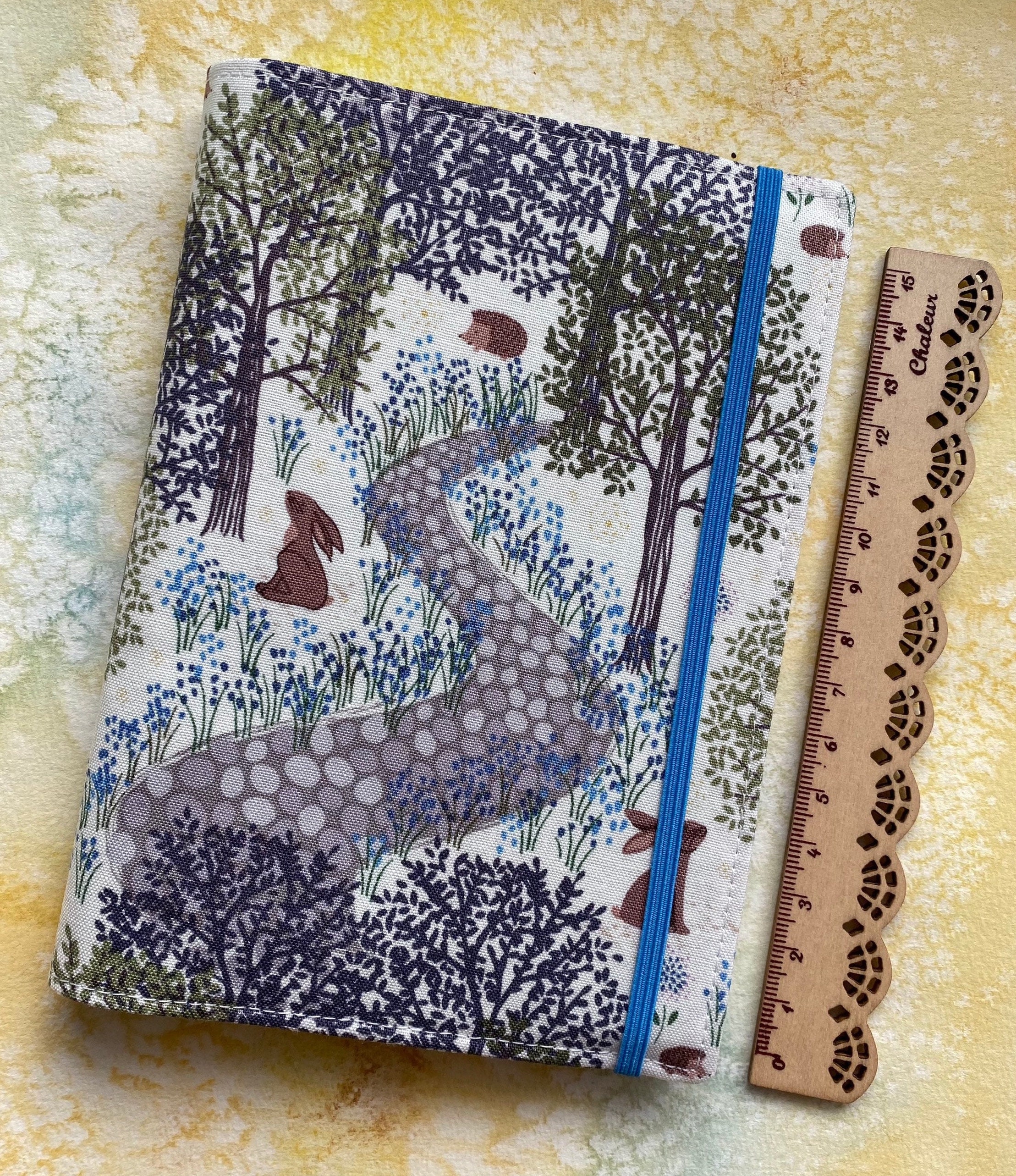 Chick Notebook. Chick and Bluebell Notebook. Hand Made. Originally