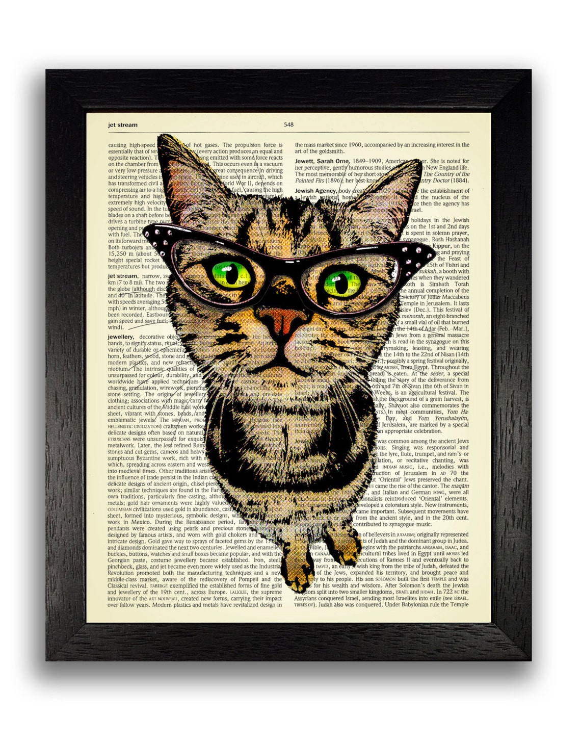 cat-set-of-3-posters-cat-art-prints-cat-wall-decor-etsy