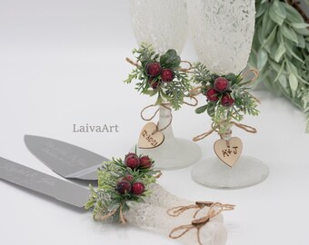 Winter Wedding Cake Server Set & Knife Cake Cutting Set Wedding Cake Knife Set Wedding Cake Servers Wedding Cake Cutter Cake Decoration