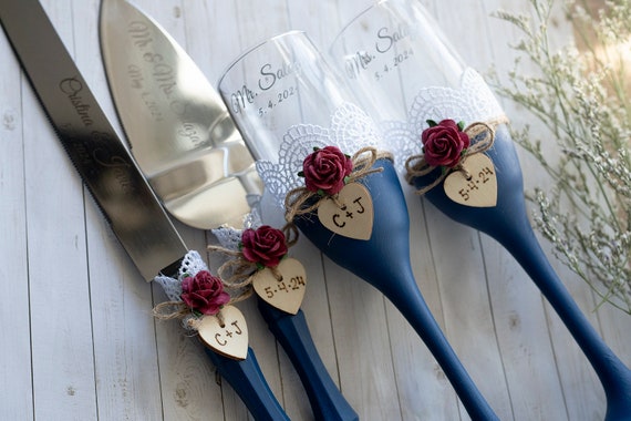 Wedding knife set Wedding knife set