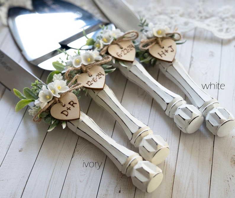 Bride and Groom Wedding Glasses Wedding Cake Server Set with Matching Champagne Wedding Glasses Set of 4 image 8