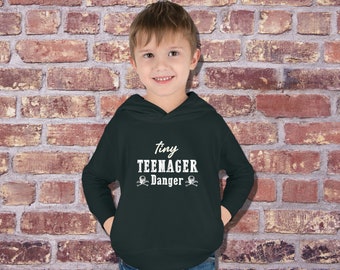 Tiny Teenager Danger Toddler Pullover Fleece Hoodie For Kids sweatshirt