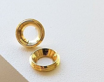 Geometric Stud Earrings Minimalist Gold Stud Earrings Industrial Earrings Geometric Jewelry