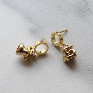 Statement Jewelry • Unique Hoops • Molten Earrings