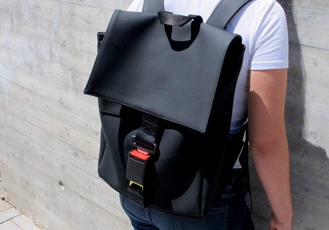 Vegan Faux Leather Backpack for the Urban Dweller - Etsy display picture 1