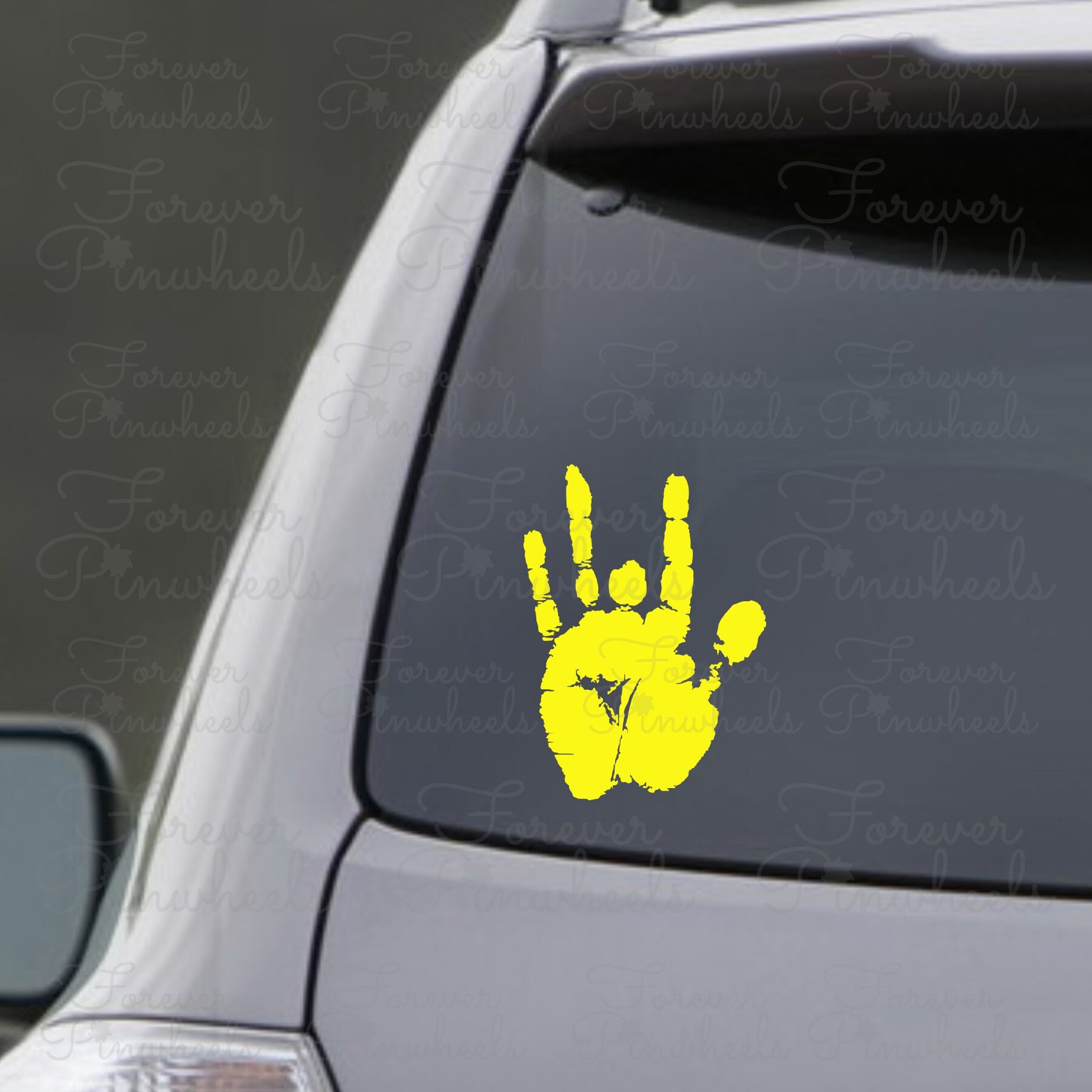 Jerry Garcia - Handprint Vinyl Decal/Sticker for Window, Car, Cup, La…