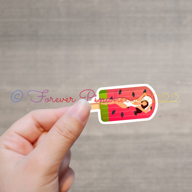 Gril Strand Sticker Beach Girl Themed Sticker Sheet - Etsy