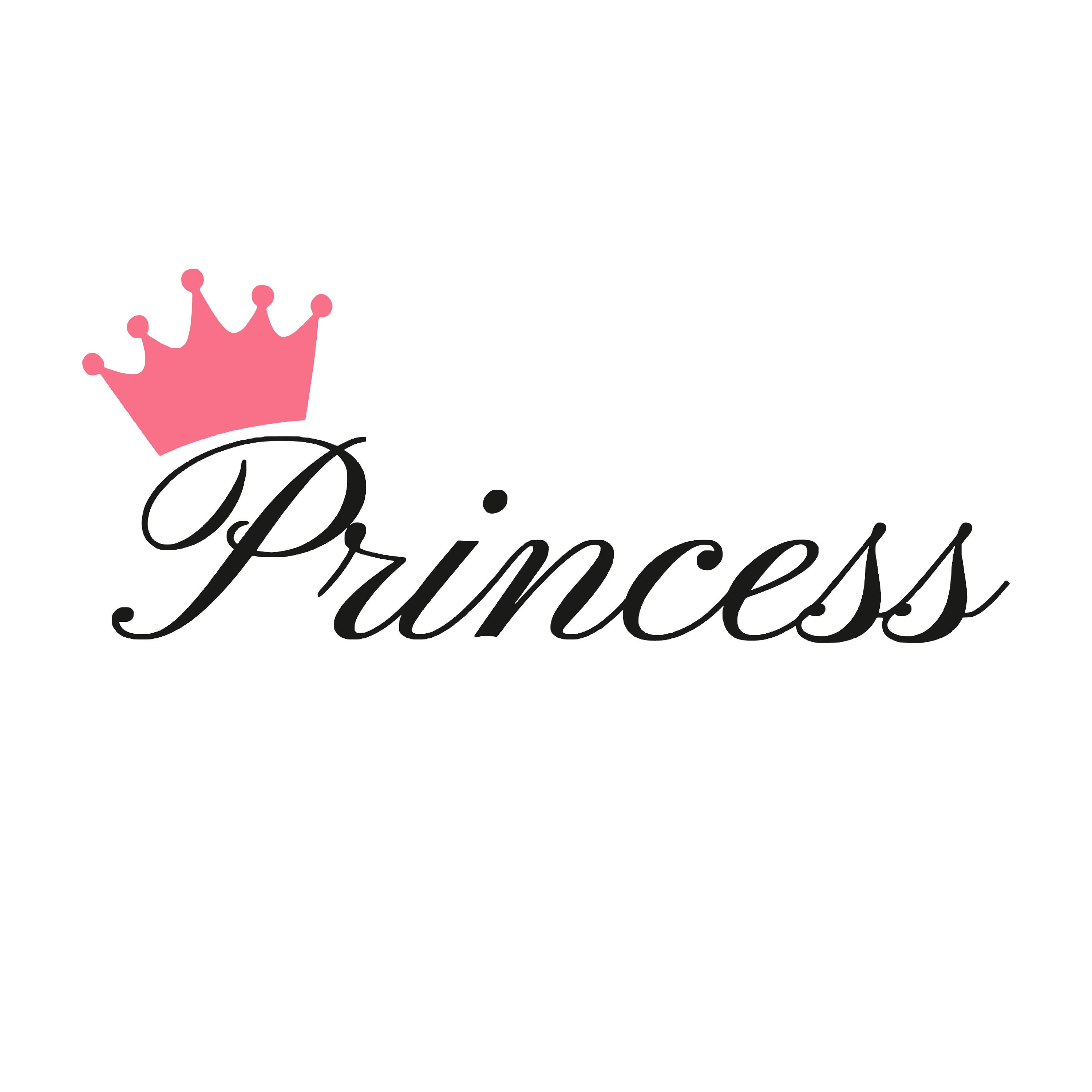 Princess with Tiara/Crown Vinyl Decal/Sticker for Window Car | Etsy