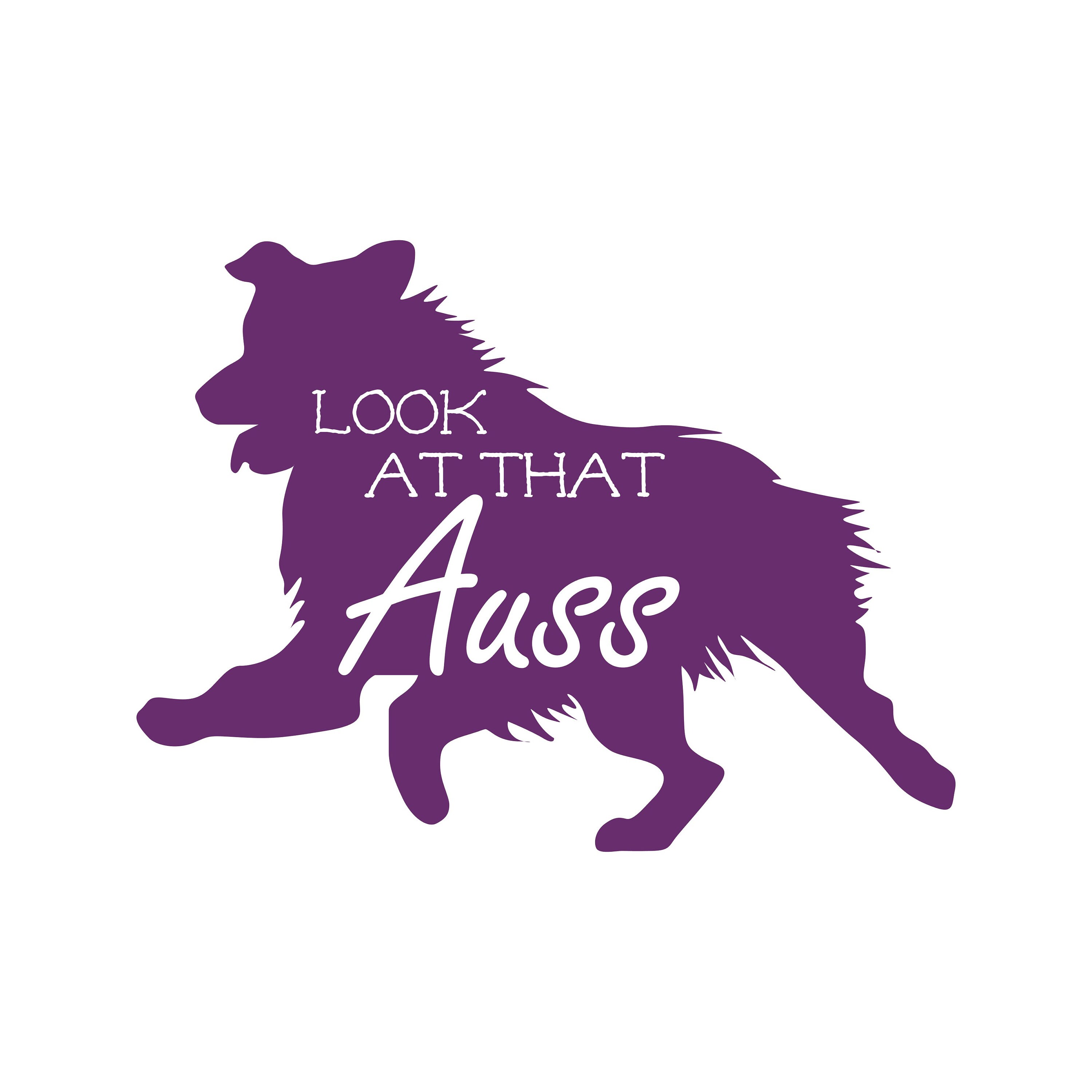 Bluegrass Decals C1141 Australian Shepherd Aussie Mom Dog Decal Sticker