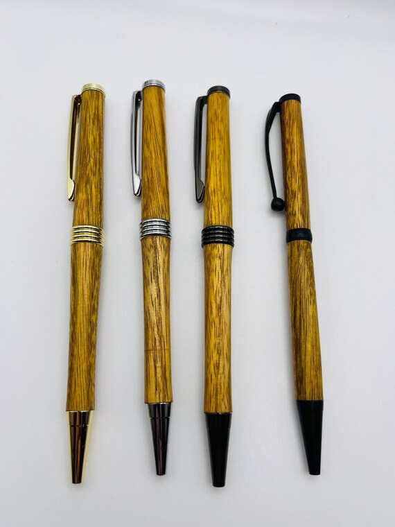 Handcrafted Ballpoint Pen Canary Wood Pen Wedding Gift Handcrafted Pen Wood  Pen Twist Pen Chrome Pen 