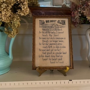 Vintage motto: tot we elkaar weer ontmoeten