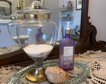 Vintage Imperial Glass Candlewick Tray – Beaded Celery Vanity Dish