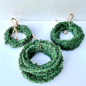 Miniature Faux Pine Roping Wired Garland - Perfect for Holiday ...