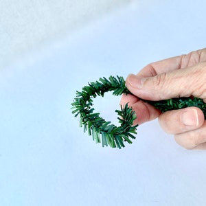 Miniature Faux Pine Roping Wired Garland Perfect for Holiday Christmas Crafts and Decor, Villages, Fairy Gardens & Dollhouses image 3