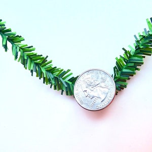 Miniature Faux Pine Roping Wired Garland Perfect for Holiday Christmas Crafts and Decor, Villages, Fairy Gardens & Dollhouses image 8