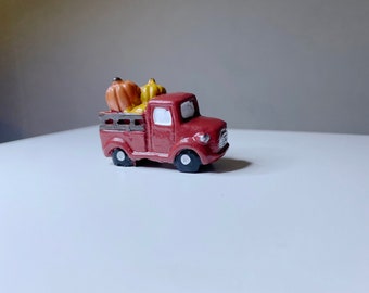 Miniature Dollhouse FAIRY GARDEN ~ Mini Pumpkin Pickin Pick Up Truck ~ NEW Miniature Dollhouse FAIRY GARDEN ~ Mini Pumpkin Pickin Pick Up Truck ~ NEW