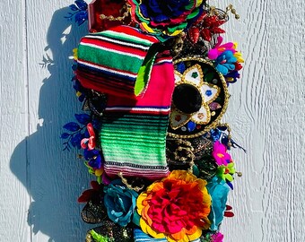 Fiesta wreath, Cinco de Mayo, wreath, summaries, Mother’s Day wreath