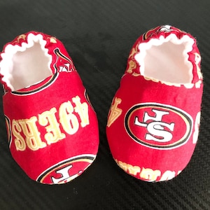 San Francisco 49ers Baby Crib shoes, Baby Booties