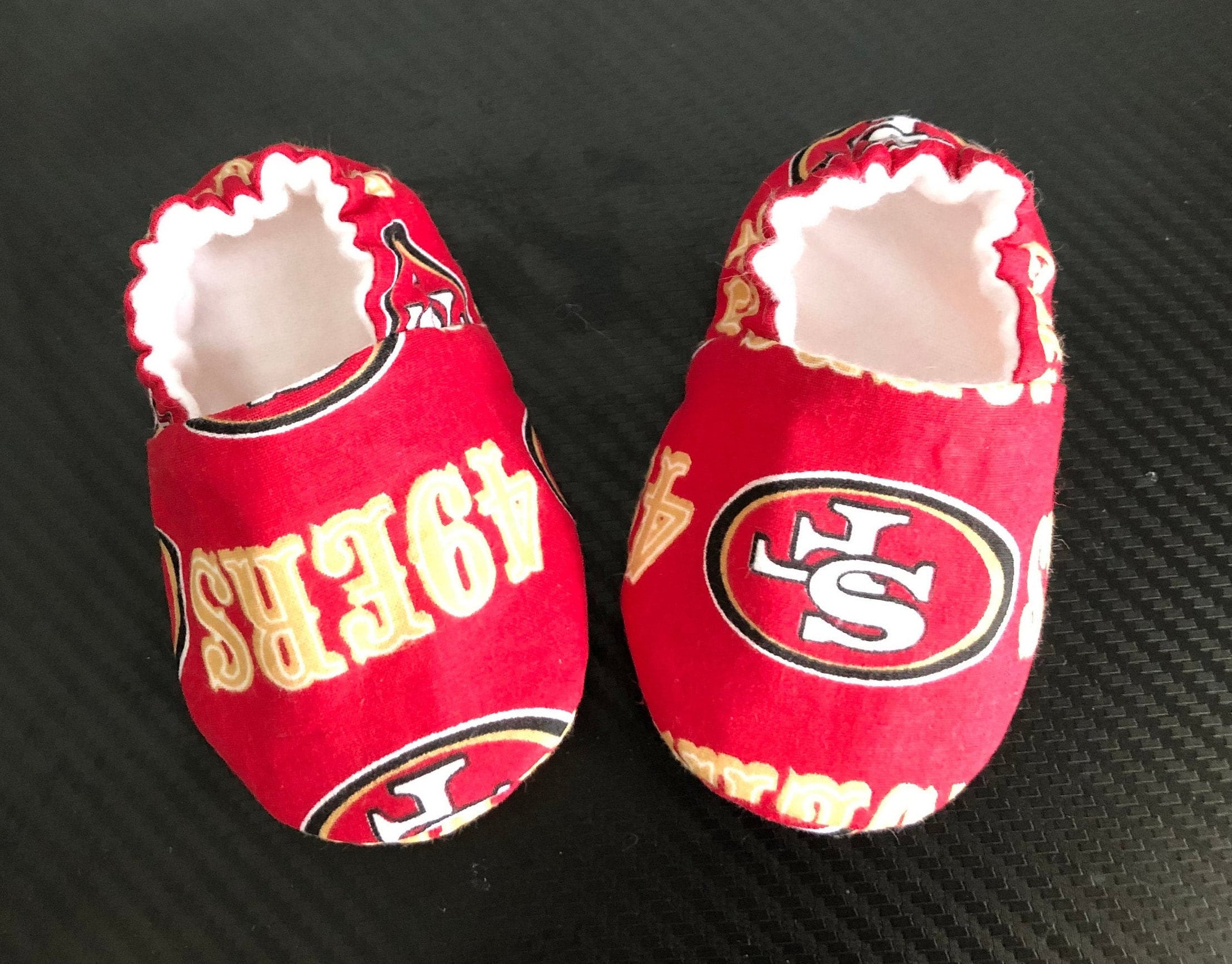 San Francisco 49ers Baby Crib Shoes Baby Booties Etsy