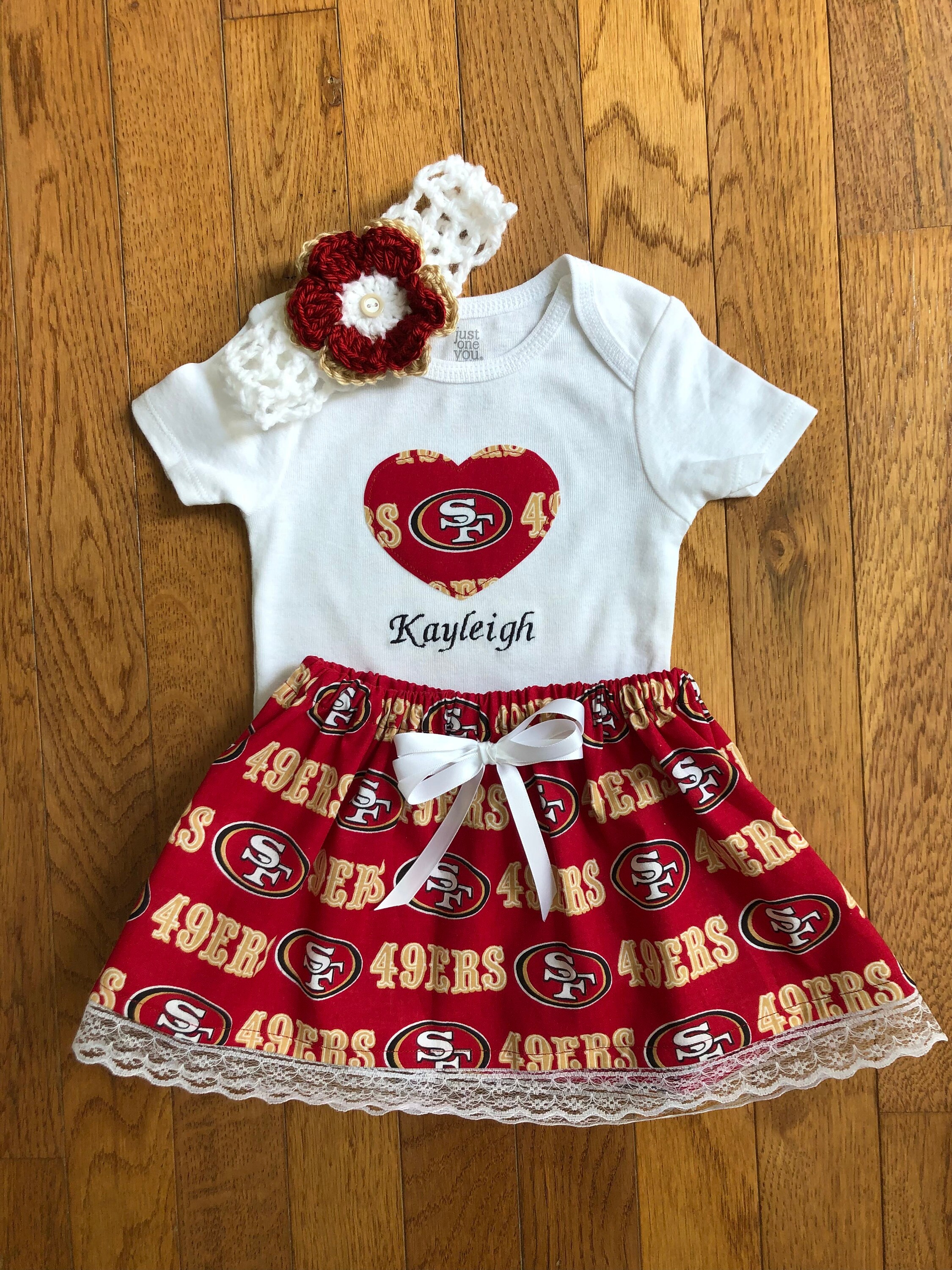 San Francisco 49ers Infant Dazzle Bodysuit 12M