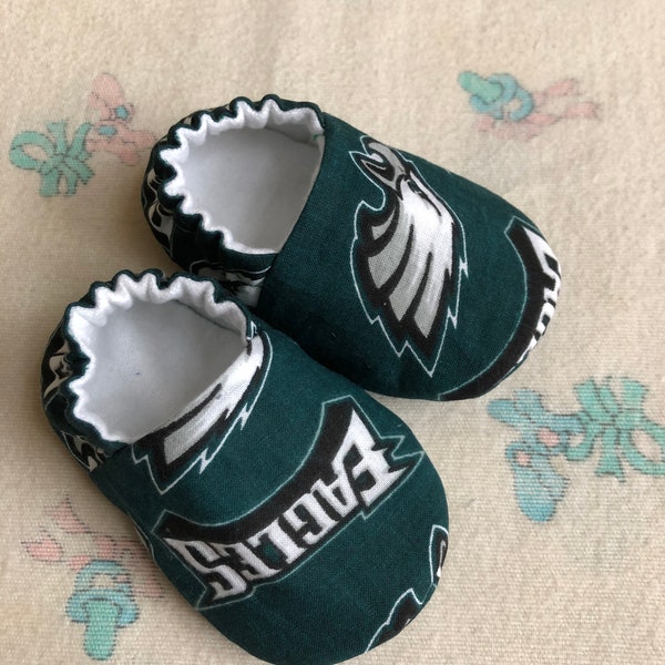 Philadelphia Eagles  Baby Crib Shoes, Baby Booties