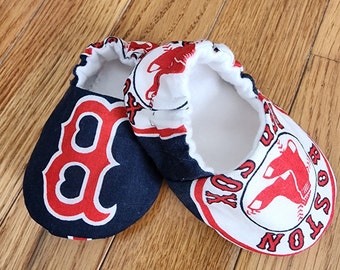 Boston Red Sox Baby Crib Shoes, Baby Booties