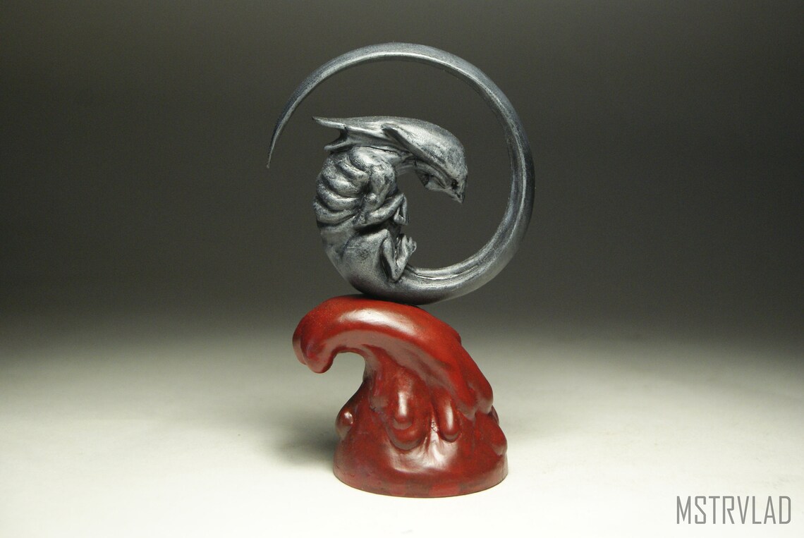 Queen Alien Embryo Allien 3 volumetric brooch Etsy