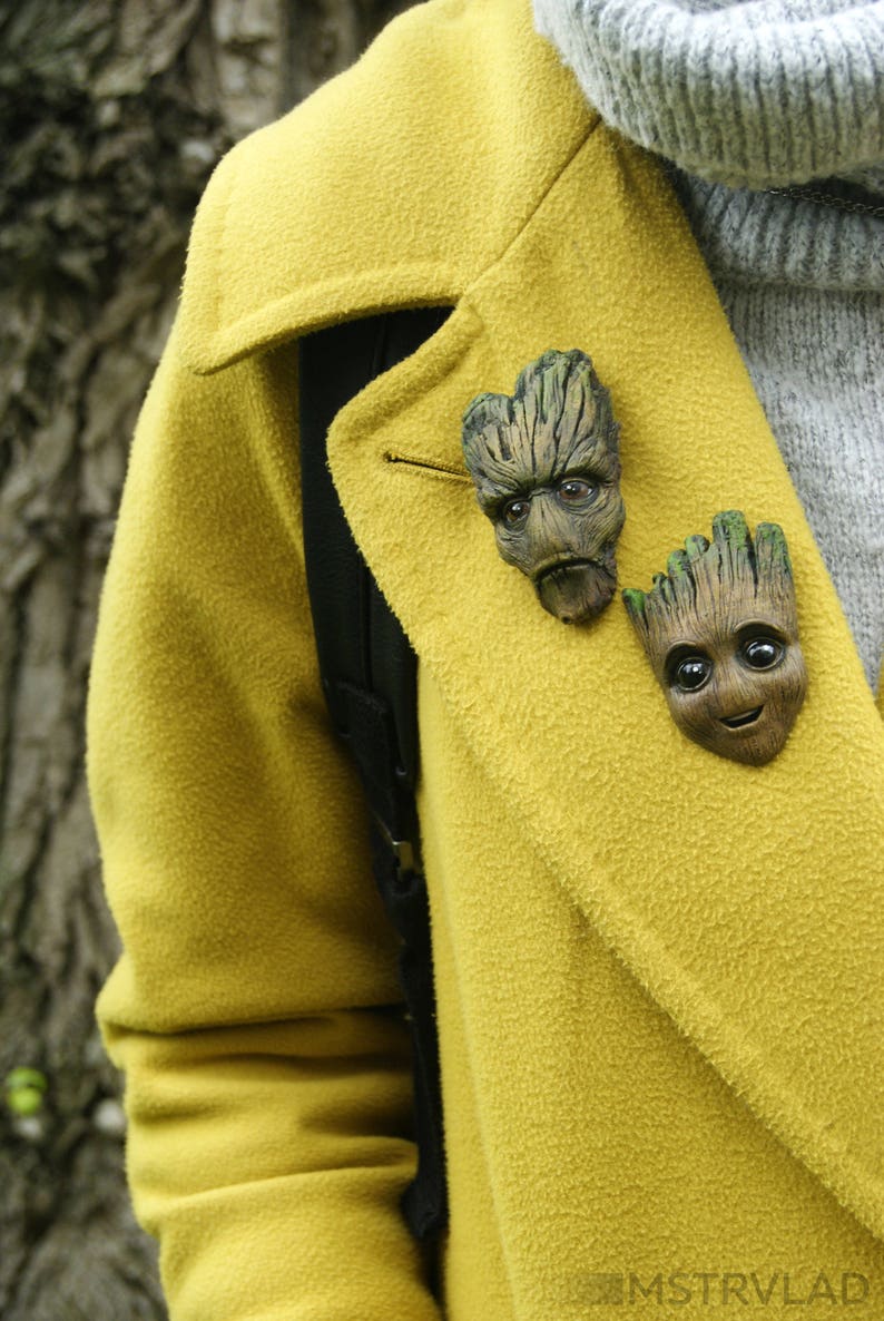 Comix Groot brooch Baby Groot Brooch Groot pin I am Groot