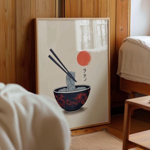 Ramen Bowl Japanese Poster Print