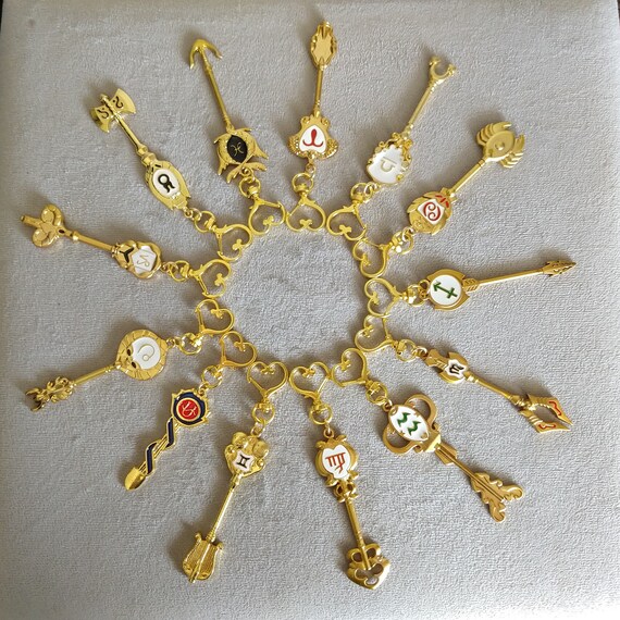 Large Cosplay Fairy Tail Zodiac Celestial Spirit Gate Keys Etsy