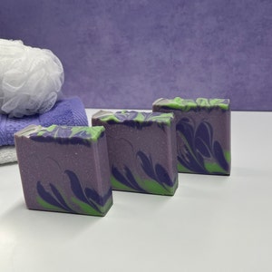 Lavender Mint Soap / Artisan Soap / Handmade Soap / Soap / Cold Process Soap image 1