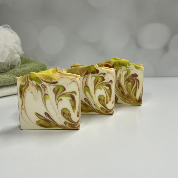 Fresh Pear Soap / Artisan Soap / Handmade Soap / Soap / Cold Process Soap