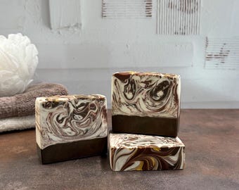Espresso Artisan Soap: Handmade Coffee Exfoliating Soap