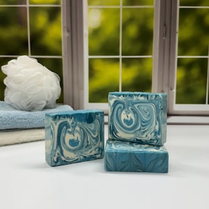 Spearmint Eucalyptus Soap: Handmade Vegan Artisan Bar Soap