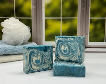 Spearmint Eucalyptus Soap: Handmade Vegan Artisan Bar Soap