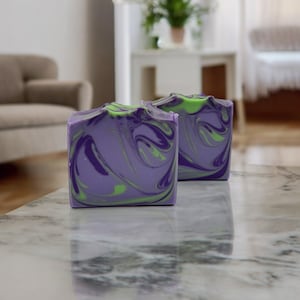 Lavender Mint Soap / Artisan Soap / Handmade Soap / Soap / Cold Process Soap