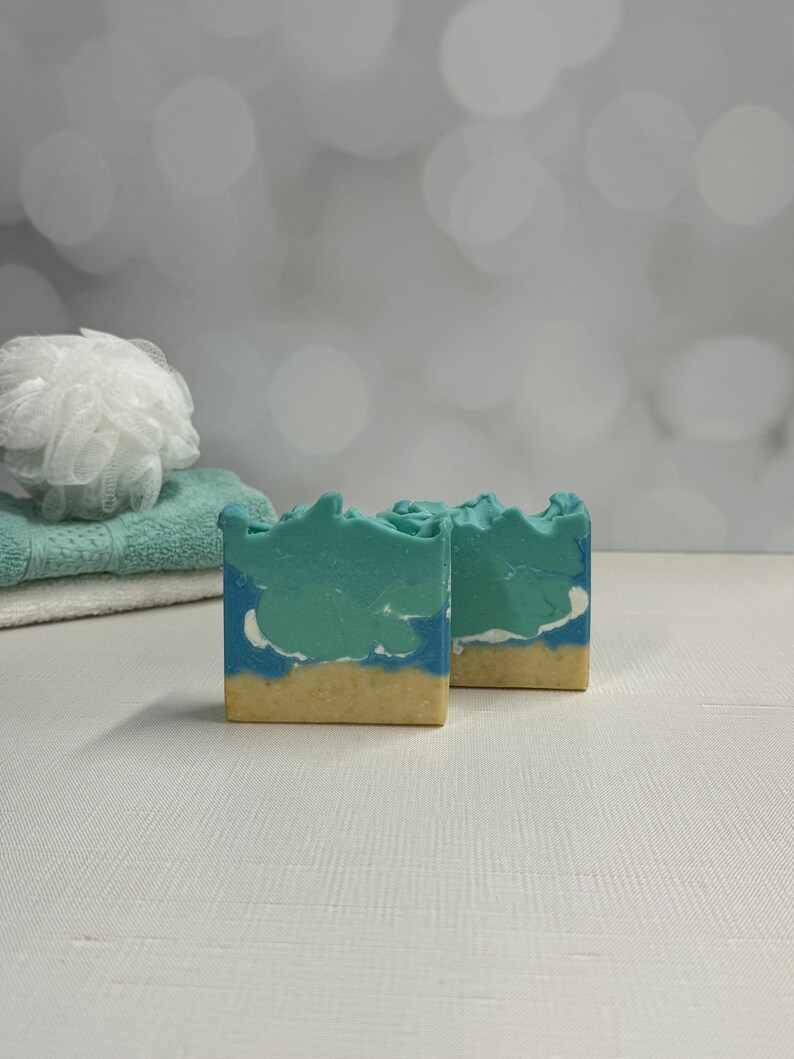 Beach Soap / Artisan Soap / Handmade Soap / Soap / Cold Process Soap image 7