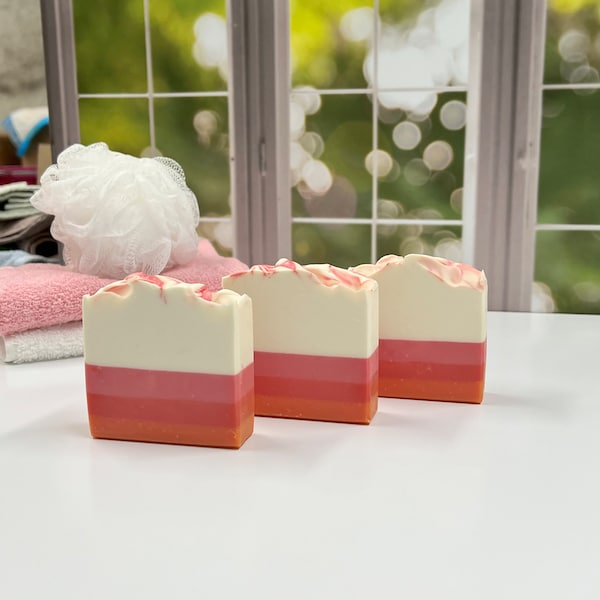 Nectarine Blossom & Honey Soap / Artisan Soap / Handmade Soap / Soap / Cold Process Soap