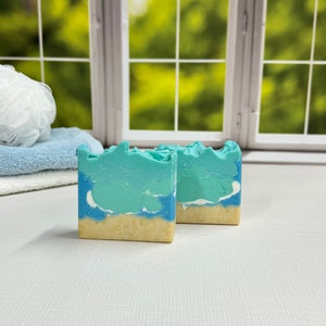 Beach Soap / Artisan Soap / Handmade Soap / Soap / Cold Process Soap image 3